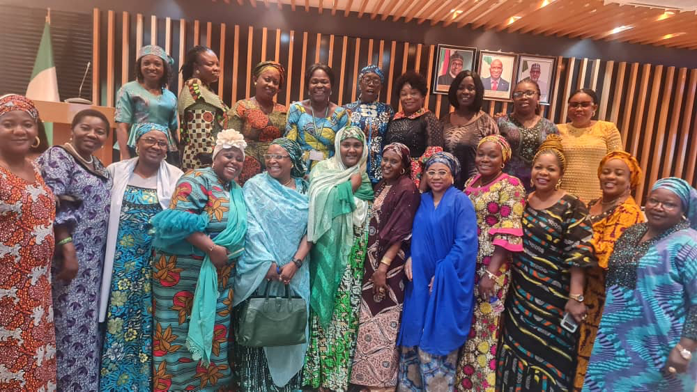Members of the GWIN Entrepreneurship Club gathered at a national convening in Abuja